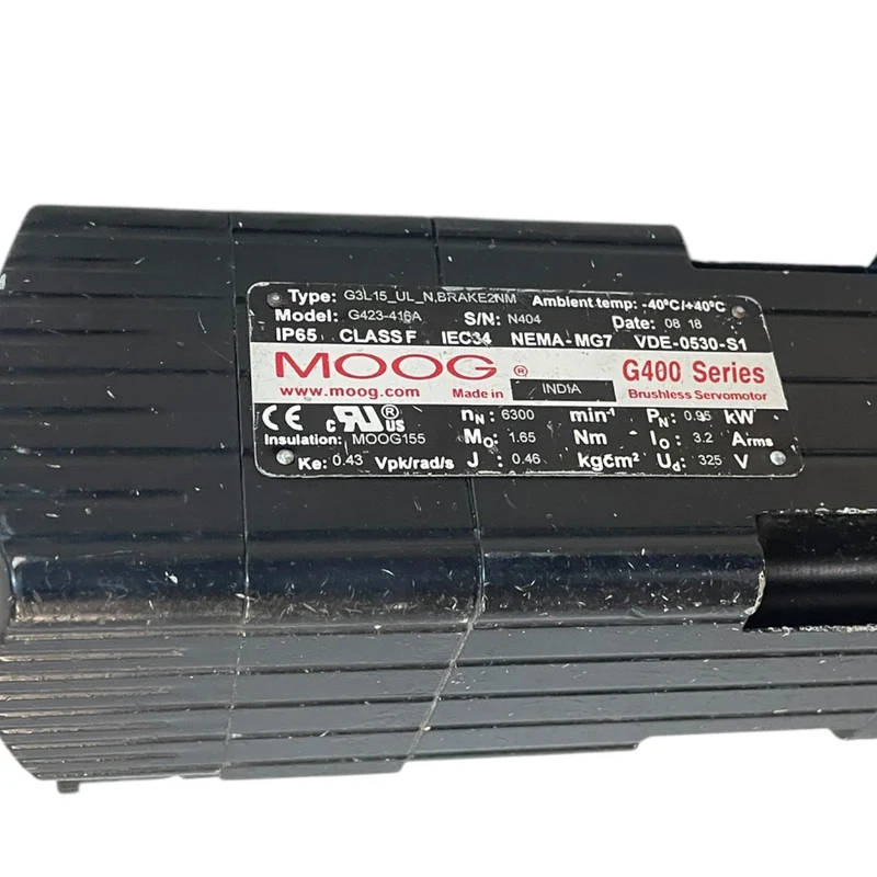 Moog G3L15-UL-N BRAKE2NM Servomotor Ø 11mm für industriellen Einsatz Servomotor