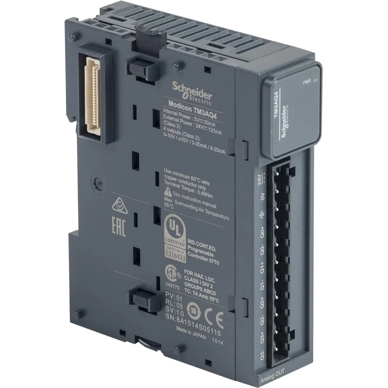 Schneider Electric TM3AQ4 Analog Ausgangsmodul