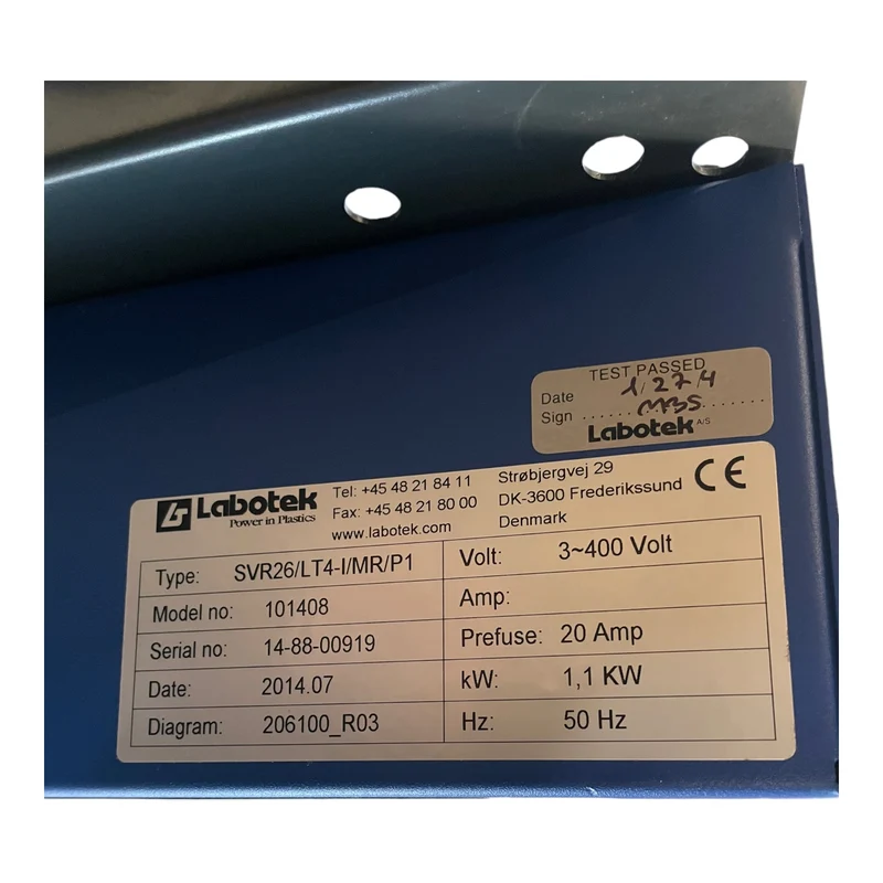 Labotek SVR26/LT4-I/MR/P1 Vakuumfördergerät Vakuumpumpe für industriellen Einsatz
