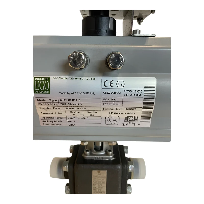 AIR TORQUE AT251U S12 B Stellantrieb für industriellen Einsatz Stellantrieb