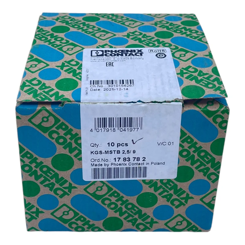 Phoenix Contact KGS-MSTB 2,5/9 Kabelgehäuse 1783782 VE:10stk/pcs KGS-MSTB 2,5/9
