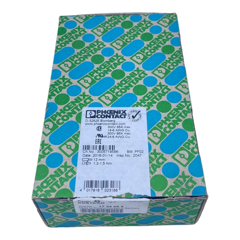 Phoenix Contact KDS10/SO Leiterplattenklemme 1704059 VE:21stk/pcs KDS10/SO 1704