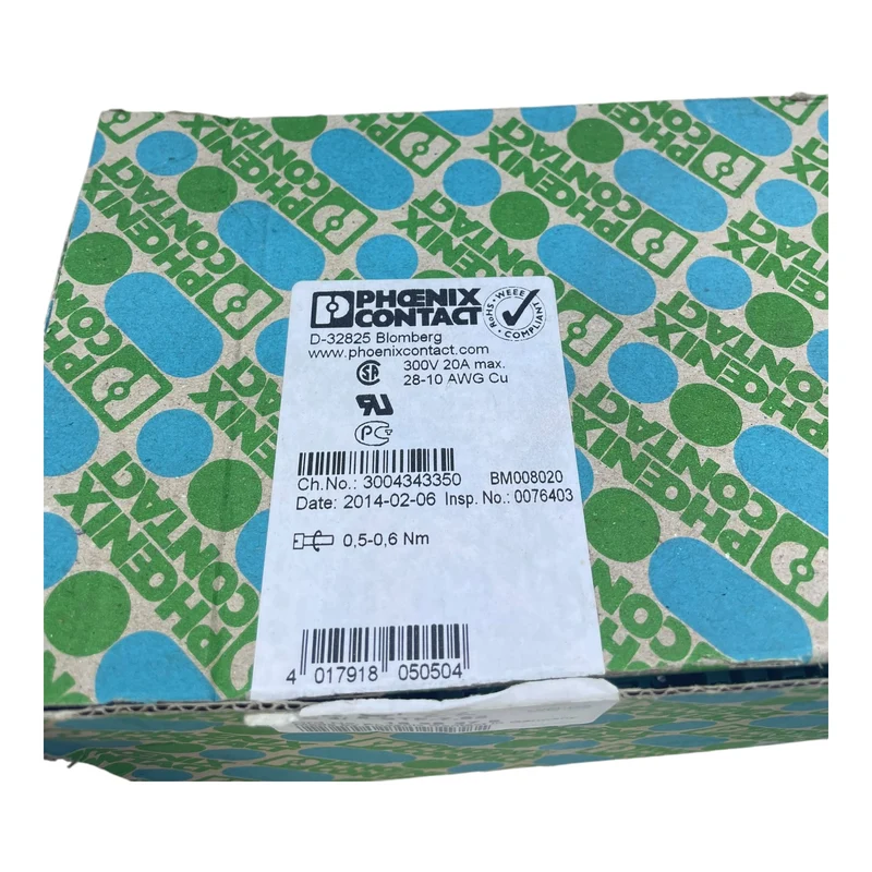 Phoenix Contact PC 4/5-STF-7,62 1828278 Leiterplattenstecker VE:22stk/pcs PC 4/5