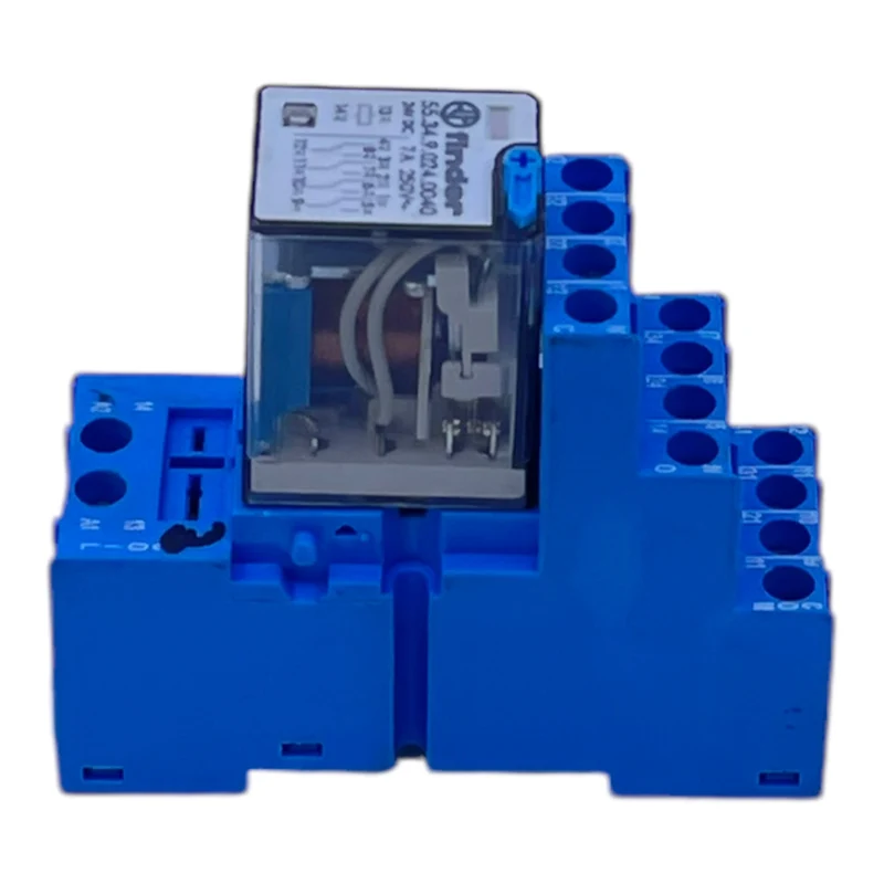 Finder 55.34.9.024.0040 Steckrelais 24V 7A 250V für industriellen Einsatz