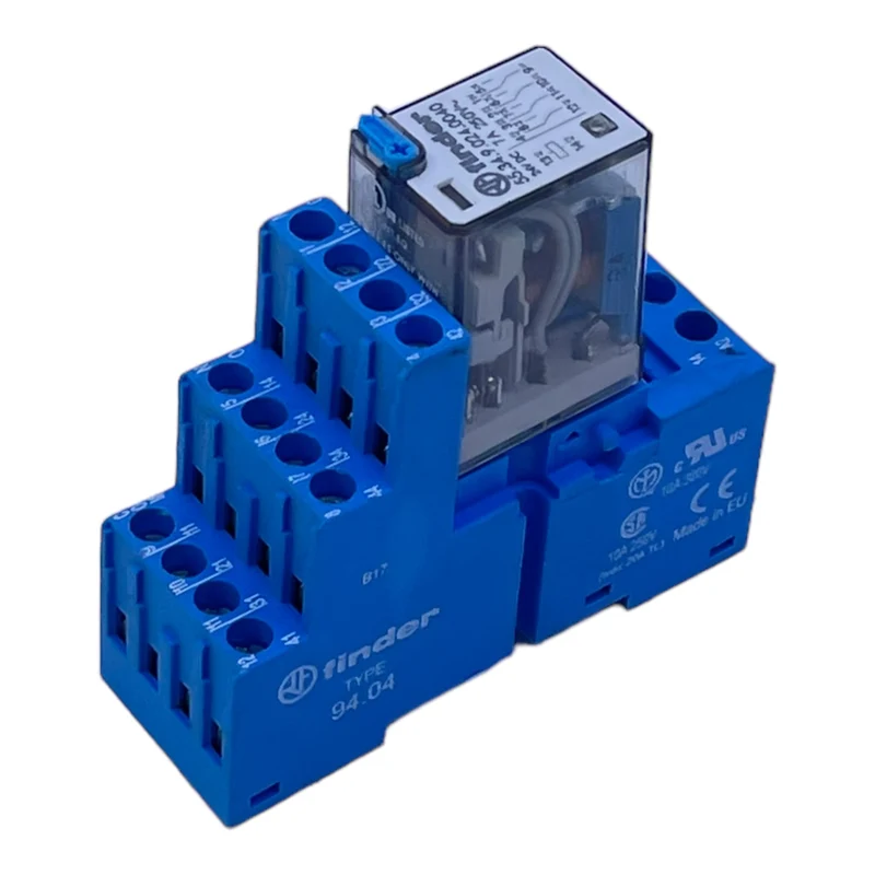 Finder 55.34.9.024.0040 Steckrelais 24V 7A 250V für industriellen Einsatz