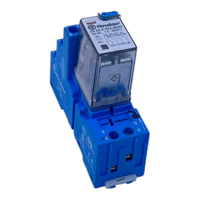 Finder 55.34.9.024.0040 Steckrelais 24V 7A 250V für industriellen Einsatz