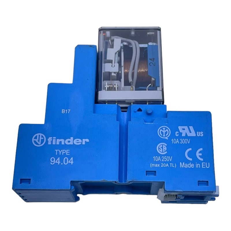 Finder 55.34.9.024.0040 Steckrelais 24V 7A 250V für industriellen Einsatz