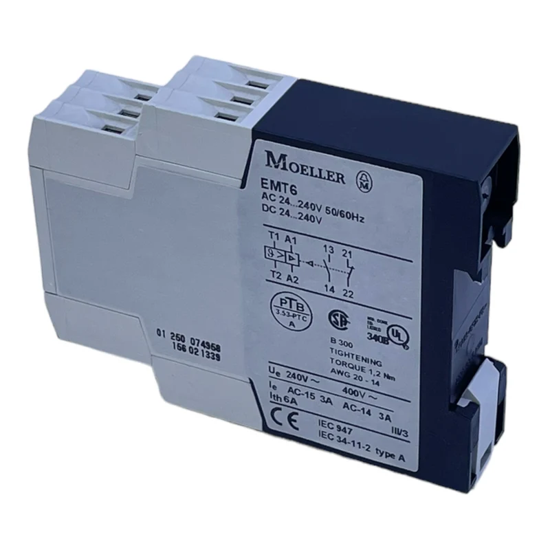 Moeller EMT6 Motorschutzrelais 24-240V AC/DC 50/60Hz für industriellen Einsatz
