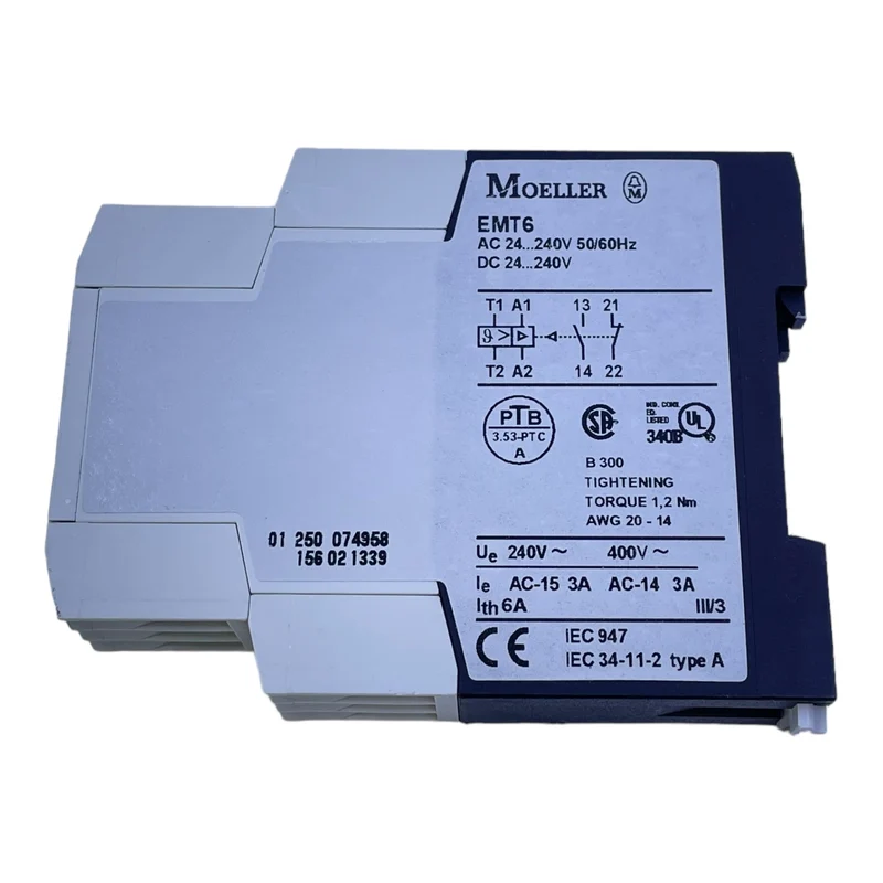 Moeller EMT6 Motorschutzrelais 24-240V AC/DC 50/60Hz für industriellen Einsatz