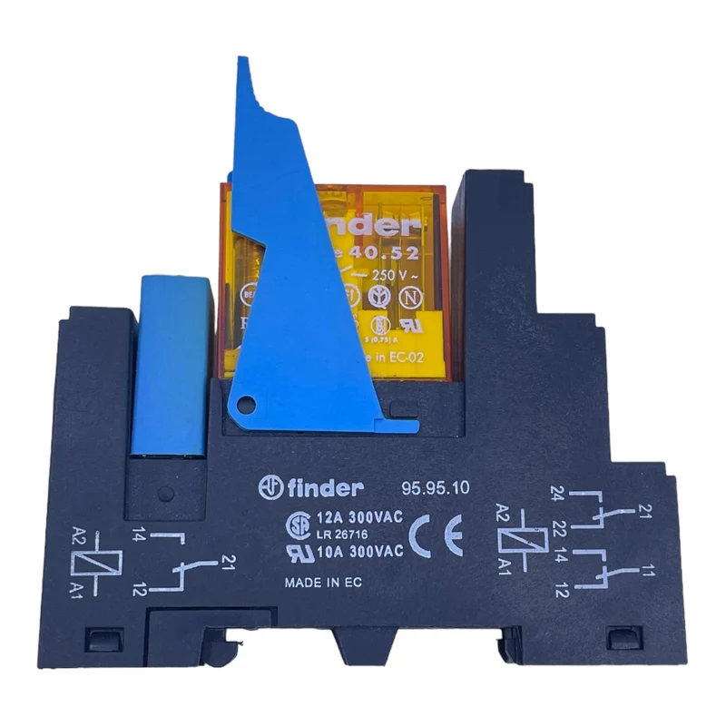 Finder 95.95.10 Relaissockel 12A 300V AC / 10A 300V AC für industriellen Einsatz