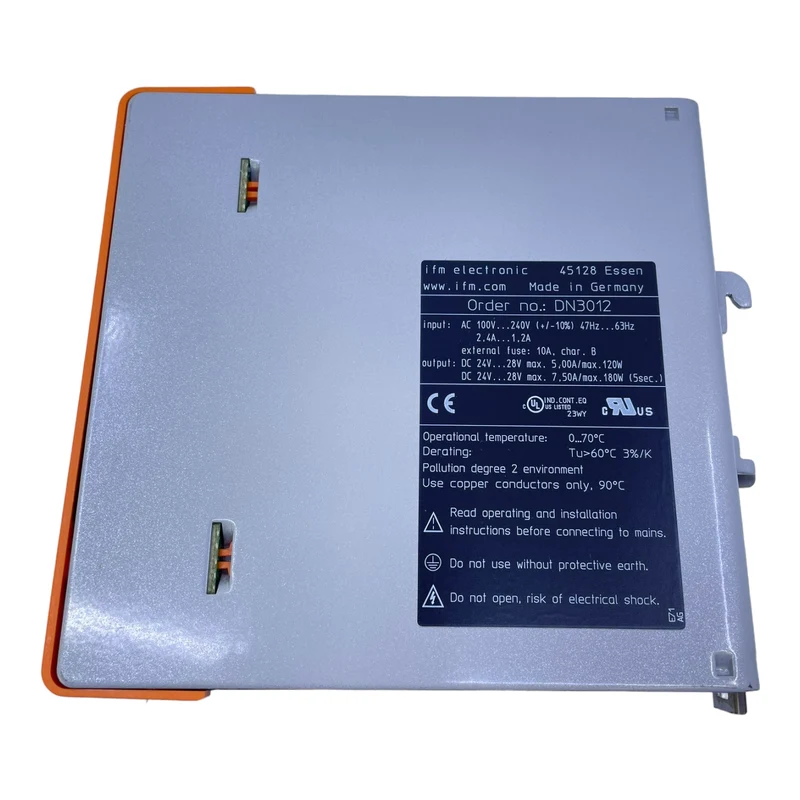 Ifm DN3012 Netzteil 100V-240V AC 47/63Hz 2,4-1,2A 24-28V DC 120/180W Netzteil