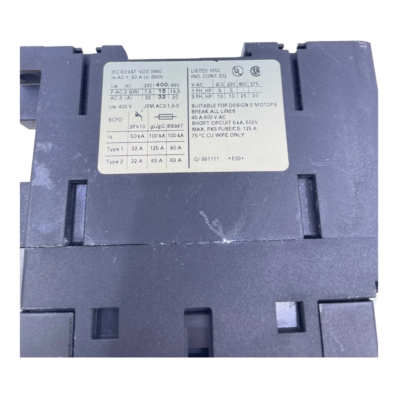 Siemens 3RT1034-1BB40 Leistungsschütz 24V DC für industriellen Einsatz Schütz
