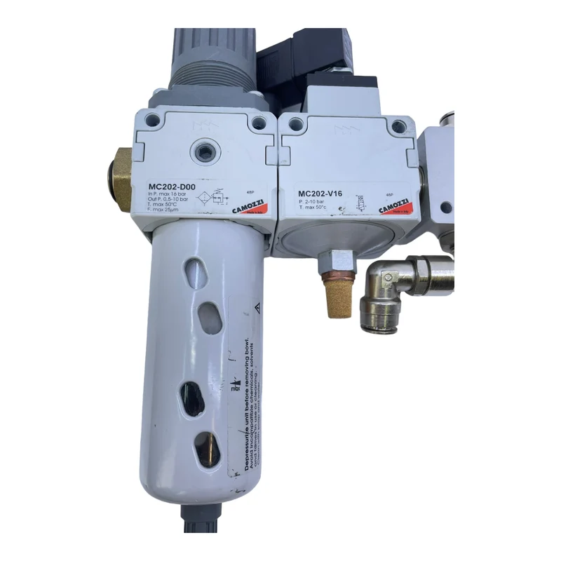 Camozzi MC202-D00 Wartungseinheit pmax 16bar 0,5-10bar für industriellen Einsatz