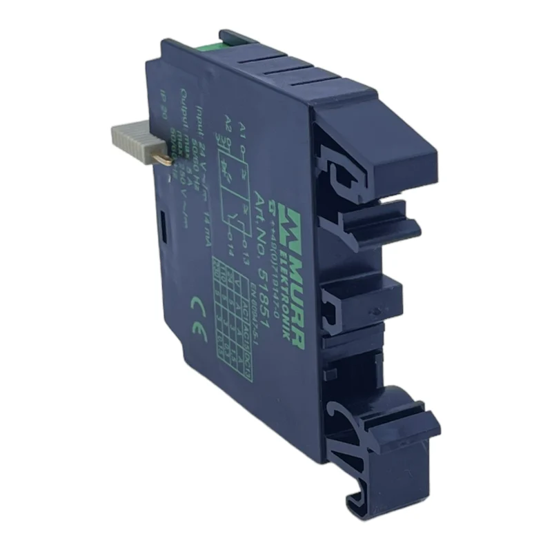 Murr 51851 Ausgangsrelais 24V 14mA 50/60Hz 5A 250V für industriellen Einsatz