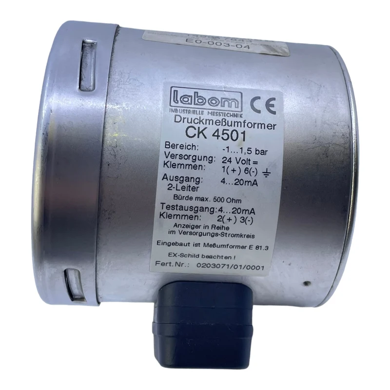 Labom CK4501 Druckmessumformer Manometer 30V 150mA 1W industriellen Einsatz
