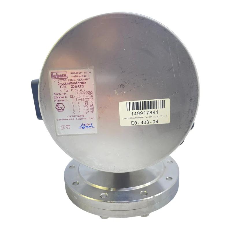 Labom CK2601 Druckmessumformer Manometer 40/140mbar 24V 4-20mA Industrie Einsatz