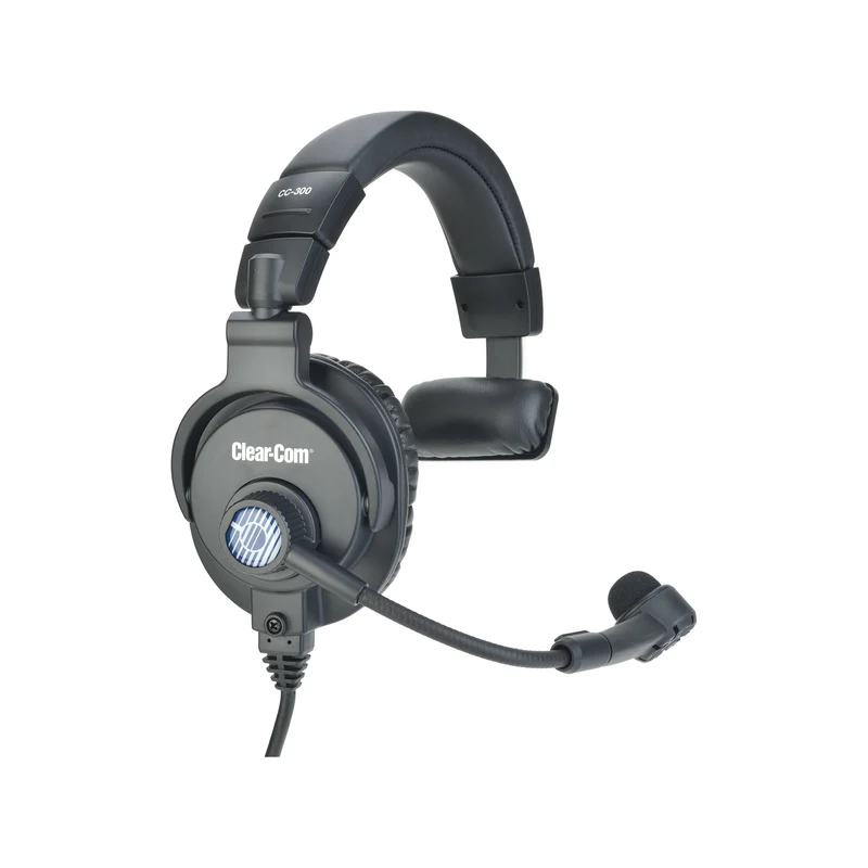 Clear-Com CC-300 Single Ear Headset With Dynamic Mic | 5 pin XLR-F