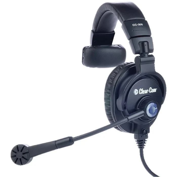 Clear-Com CC-300 Single Ear Headset With Dynamic Mic | 4 pin XLR-M