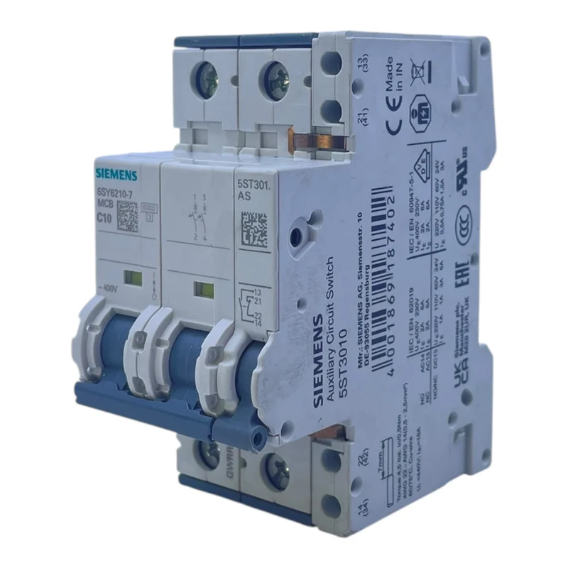Siemens Leistungsschalter Schutzschalter 5SY6210-7 Leistungsschalter Siemens