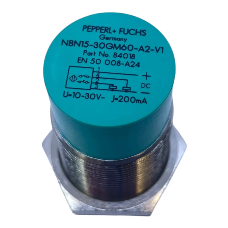 Pepperl+Fuchs Induktiver Näherungsschalter Sensor NBN15-30GM60-A2-V1 84018