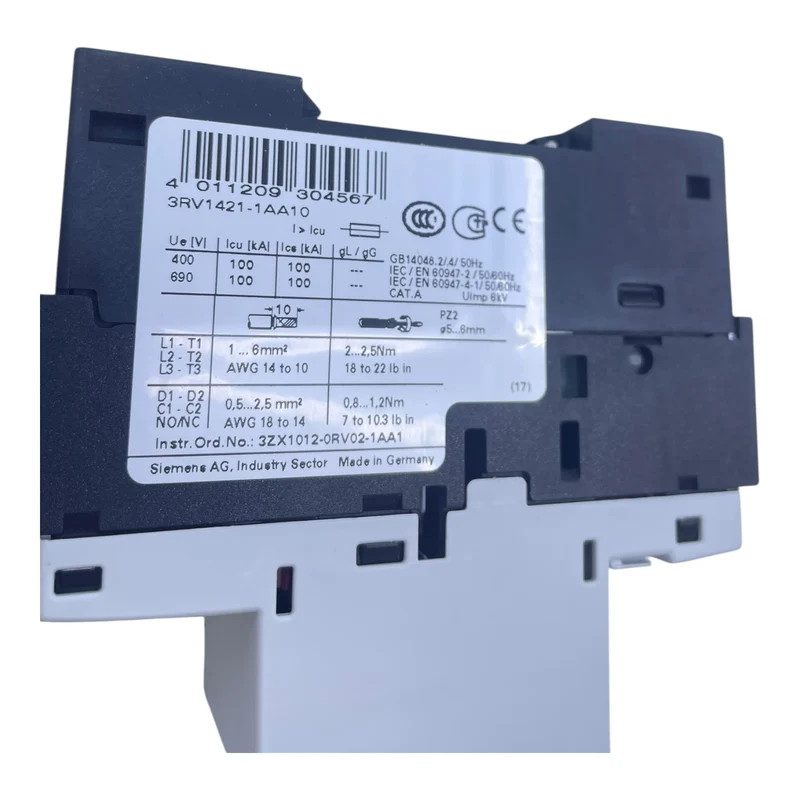 Siemens Leistungsschalter 1,1-1,6A 3RV1421-1AA10 Leistungsschalter von Siemens