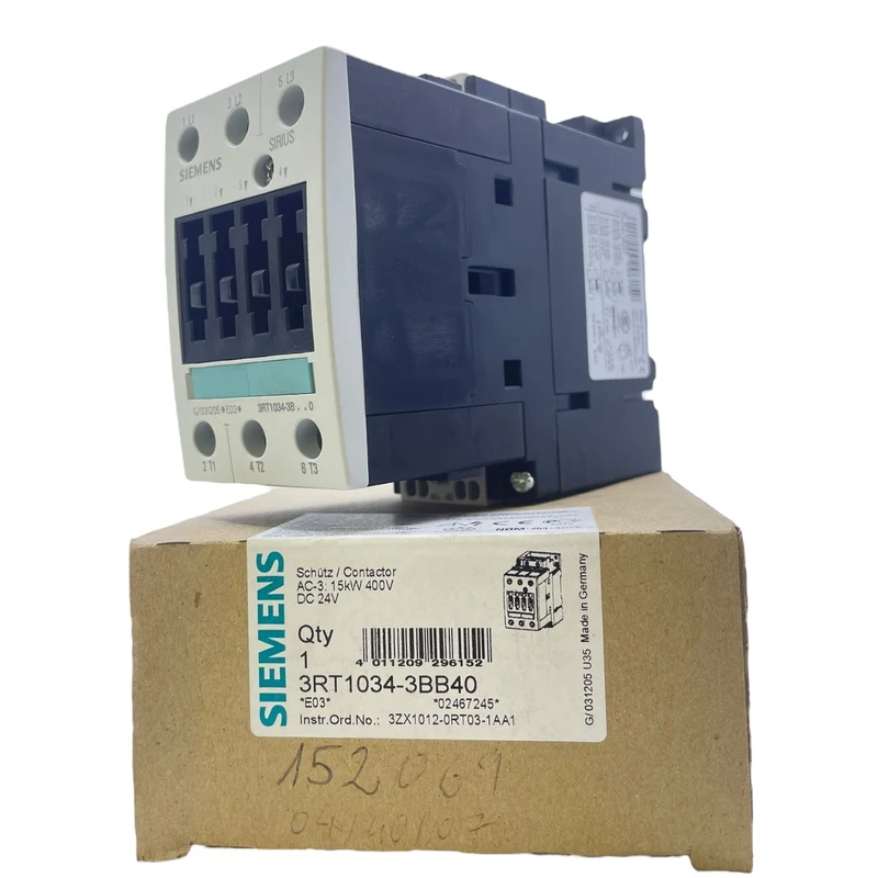 Siemens Leistungsschütz 3RT1034-3BB4 Leistungsschütz von Siemens Industrie