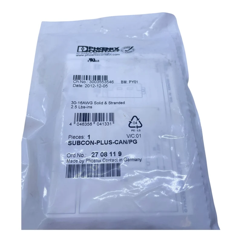 Phoenix Contact D-SUB Stecker SUBCON-PLUS-CAN/PG 2708119 für die Industrie