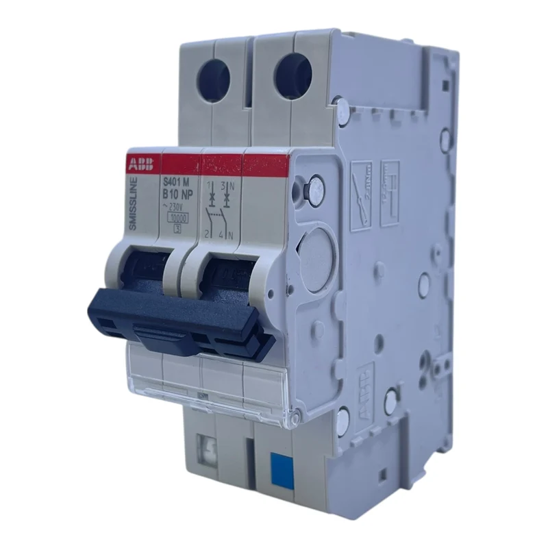 ABB Leitungsschutzschalter S401 M B10 NP 1-polig + N 230V 10A SMISSLINE