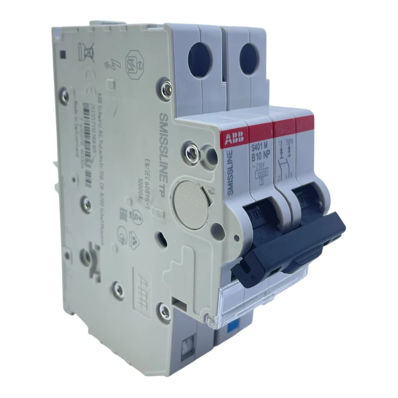 ABB Leitungsschutzschalter S401 M B10 NP 1-polig + N 230V 10A SMISSLINE
