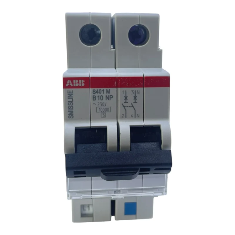 ABB Leitungsschutzschalter S401 M B10 NP 1-polig + N 230V 10A SMISSLINE