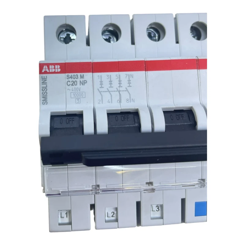 ABB Leistungsschutzschalter S403 M C20 NP 3-polig N 400 V 20 A SMISSLINE