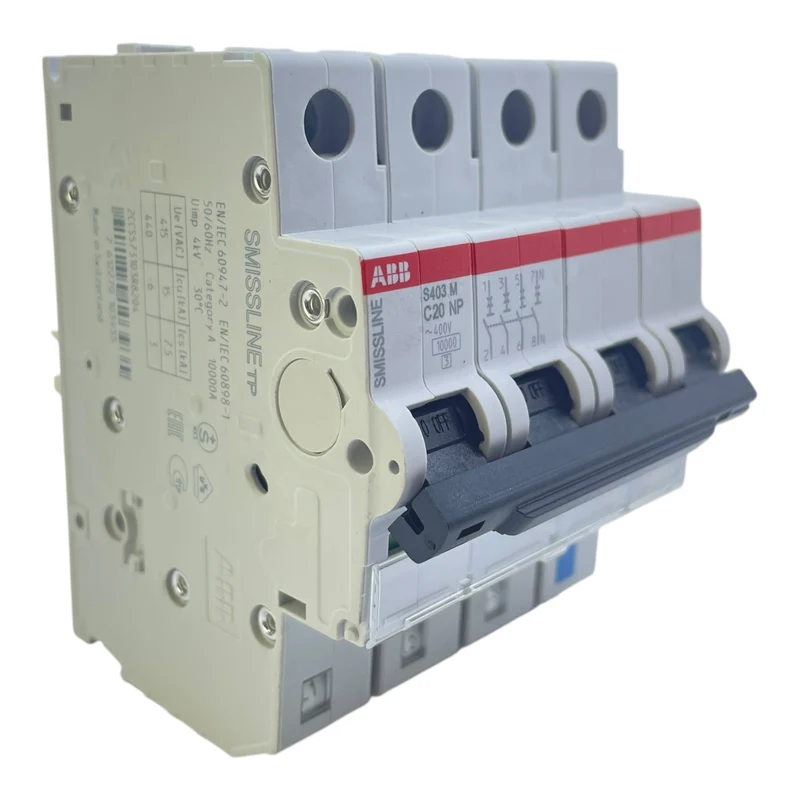ABB Leistungsschutzschalter S403 M C20 NP 3-polig N 400 V 20 A SMISSLINE