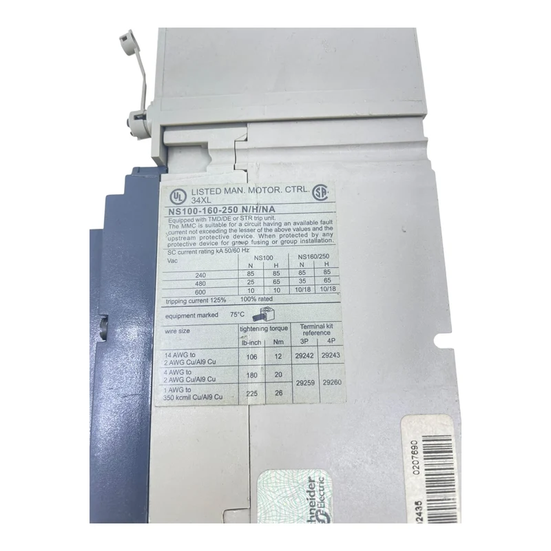 Schneider Leistungsschalter Schalter NS100-160-250N/H/NA für die Industrie
