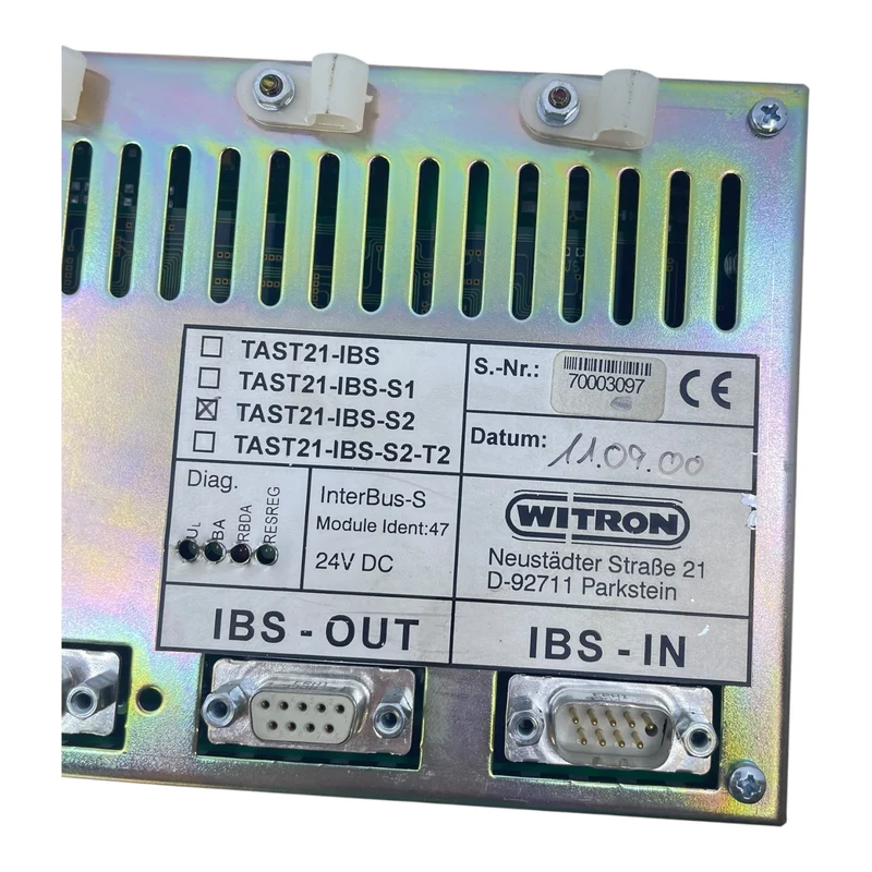 Witron Panel TAST21-IBS-S2 Bedieneinheit | Bedieneinheit Witron von Witron