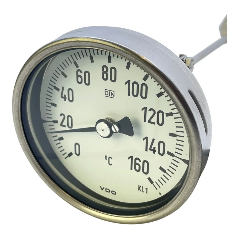 VDO Bimetall Thermometer 0–160°C DIN Kl.1 Einsteckfühler Edelstahl VDO