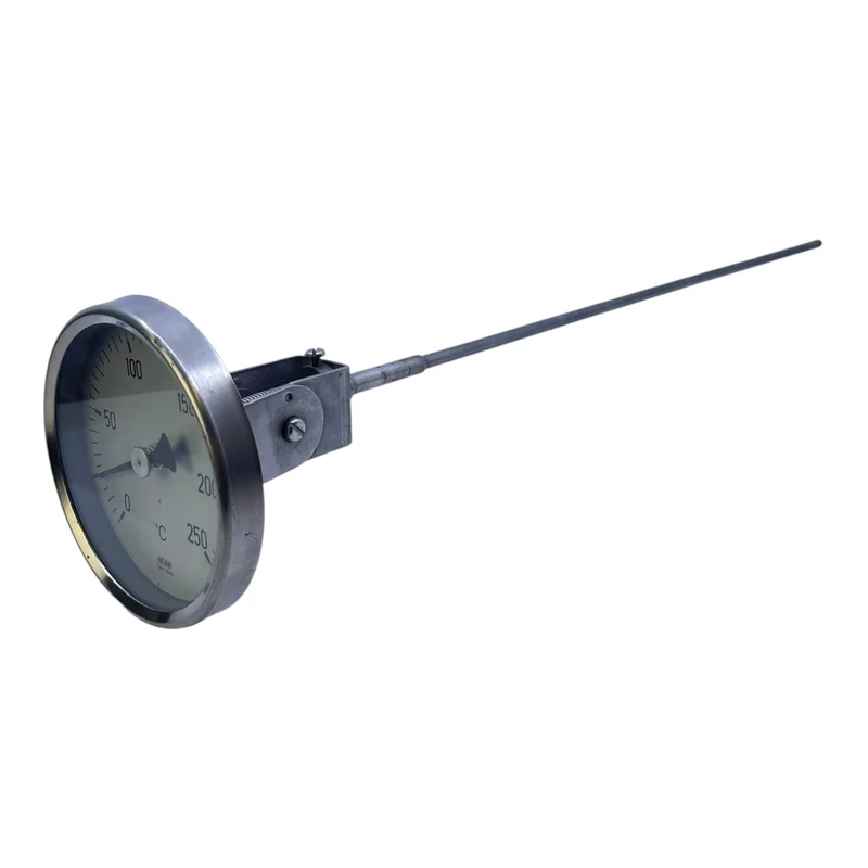 Haenni Bimetall-Thermometer 0–250°C Edelstahl-Fühler | Thermometer von Haenni