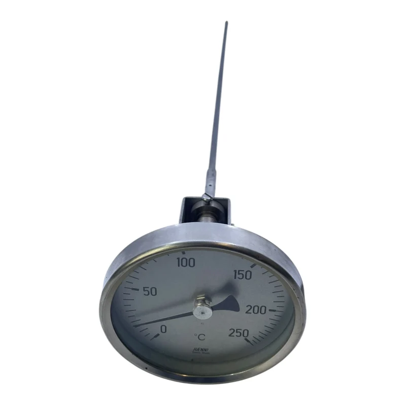 Haenni Bimetall-Thermometer 0–250°C Edelstahl-Fühler | Thermometer von Haenni