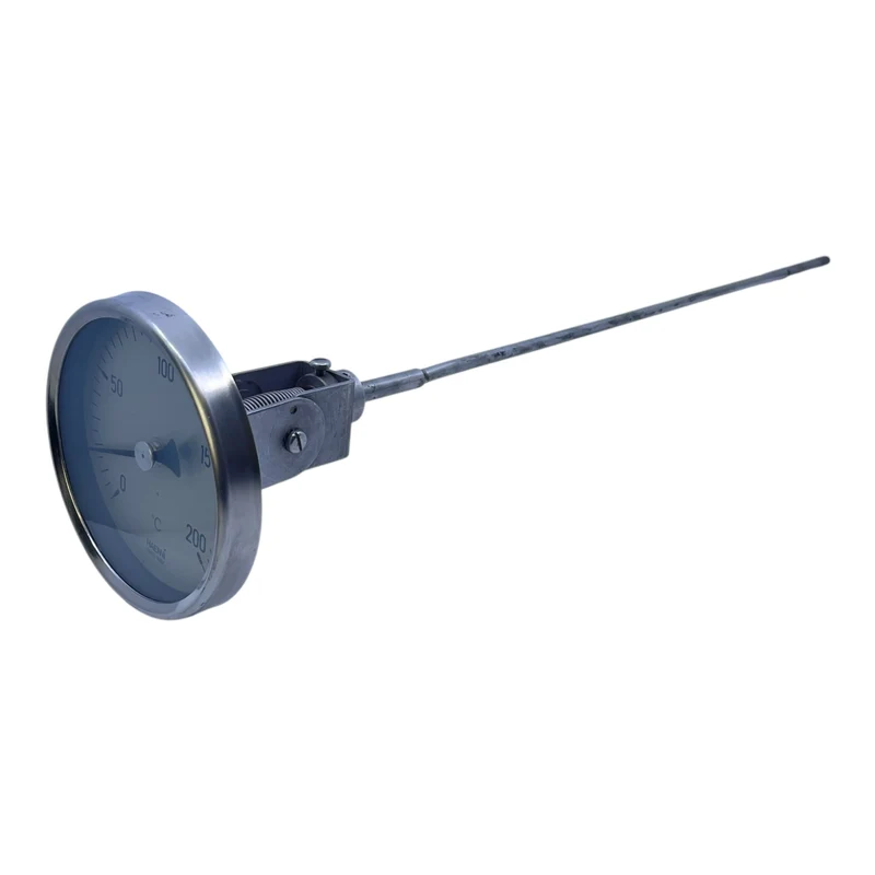 Haenni Bimetall-Thermometer 0–200°C Edelstahl-Fühler | Thermometer von Haenni
