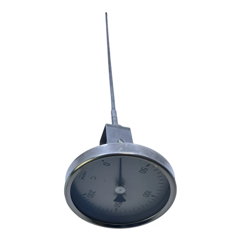 Haenni Bimetall-Thermometer 0–200°C Edelstahl-Fühler | Thermometer von Haenni