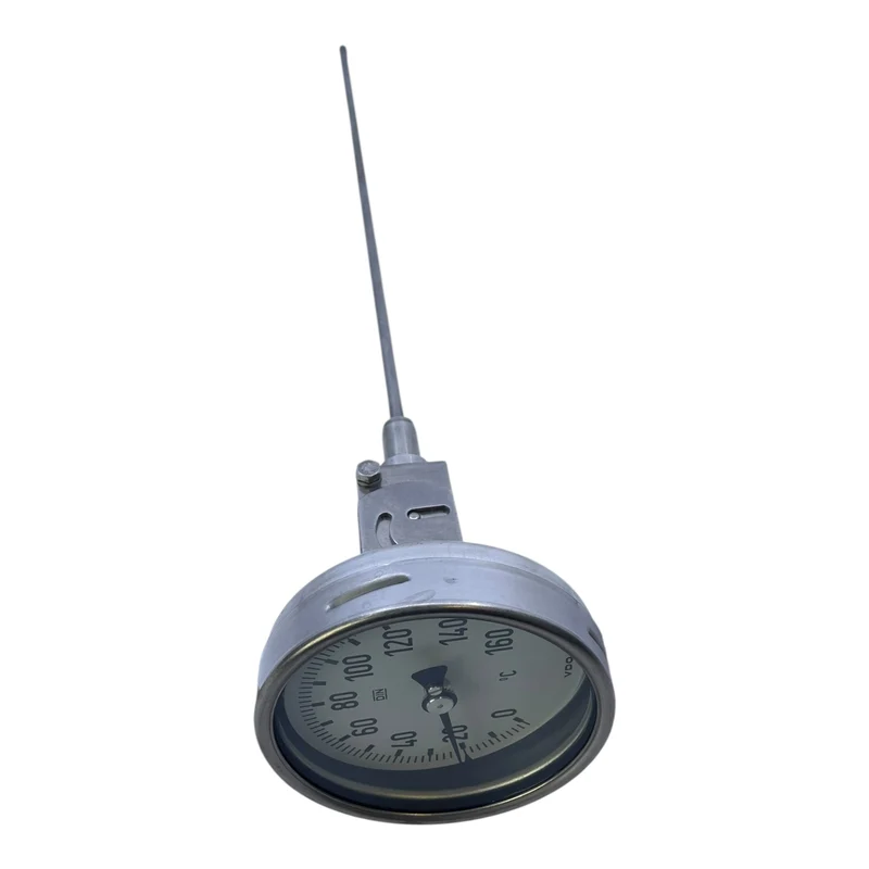 VDO Bimetall Thermometer 0–160°C DIN Kl.1 Einsteckfühler Edelstahl Industrie