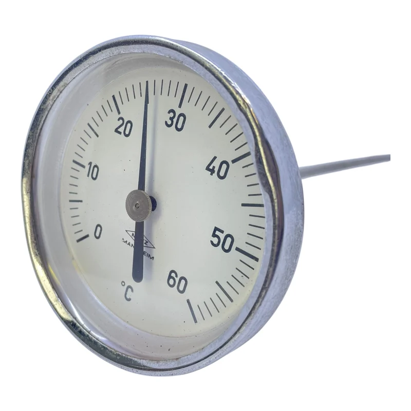 Manotherm Bimetall Thermometer 0–60 °C Einsteckthermometer für Industrie