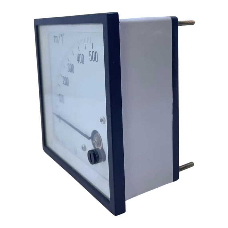 M.E. Analog Drehzahlmesser 0–500 m/min Schalttafelanzeige Tachometer Industrie