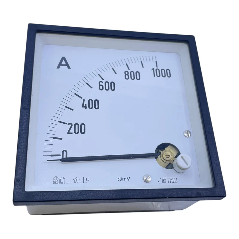 FRER Analog Amperemeter 0–1000A mit Shunt RL=0,02Ω Panelmeter Strommessgerät