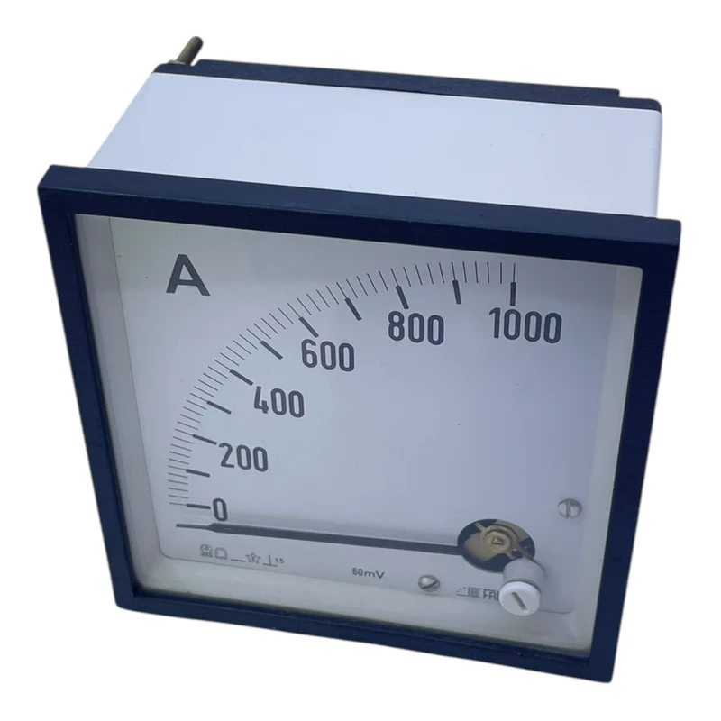 FRER Analog Amperemeter 0–1000A mit Shunt RL=0,02Ω Panelmeter Strommessgerät