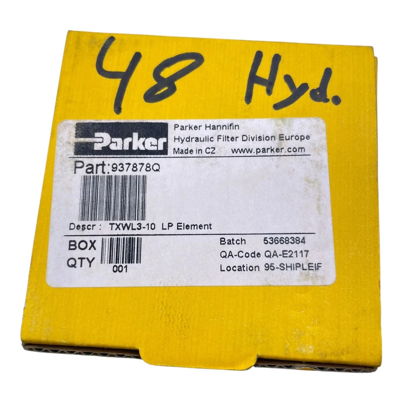 Parker Hydraulikfilter Filter TXWL3-10 937878Q Hydraulikfilter von Parker