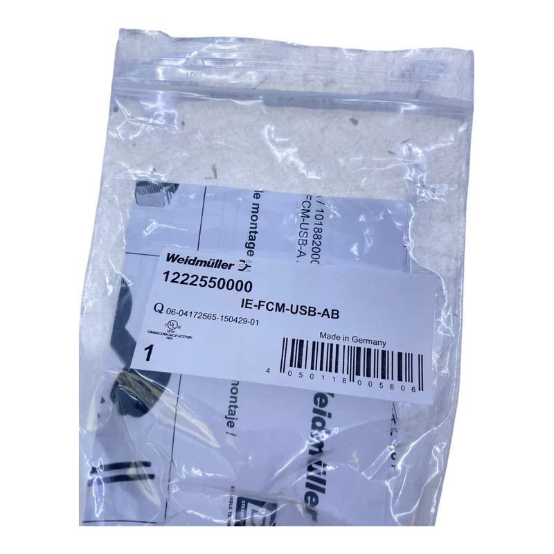 Weidmüller FrontCom MicroUSB Kupplung IE-FCM-USB-AB 1222550000 MicroUSB
