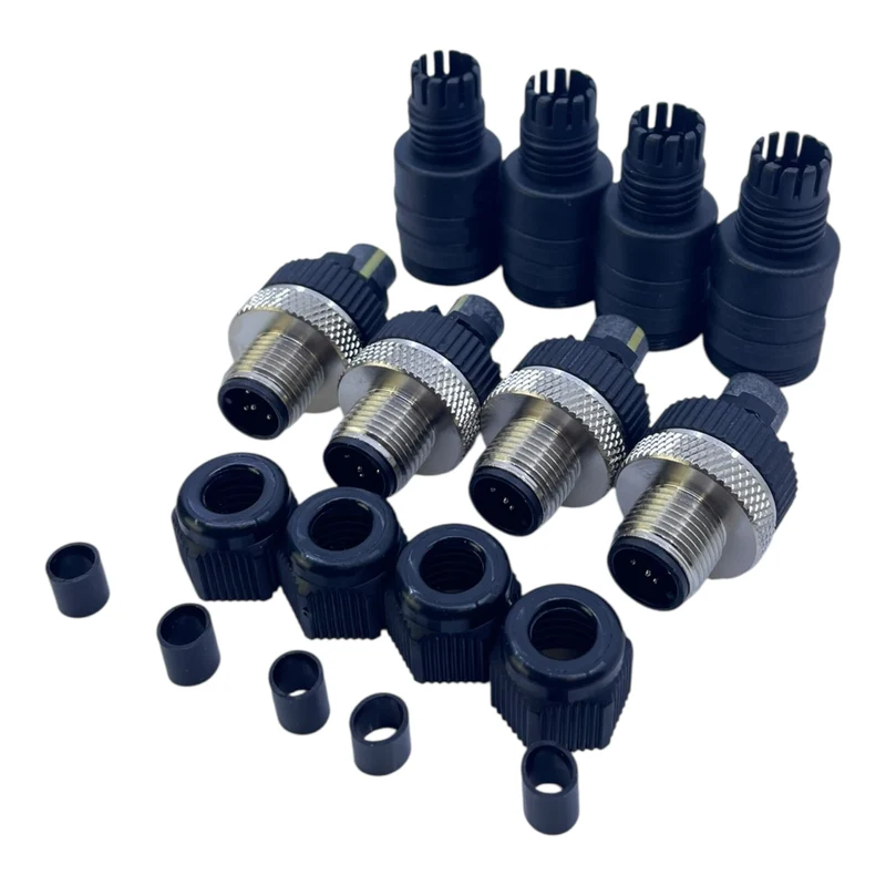 Lumberg M12 Stecker Rund RSC5/7 VE: 4stk M12 Stecker Rund von Lumberg