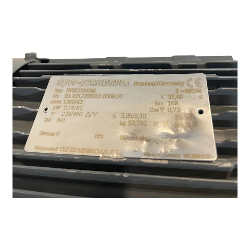 SEW Getriebemotor 0,75kW RF37DT80N4 230/400V für den Industriellen Bereich