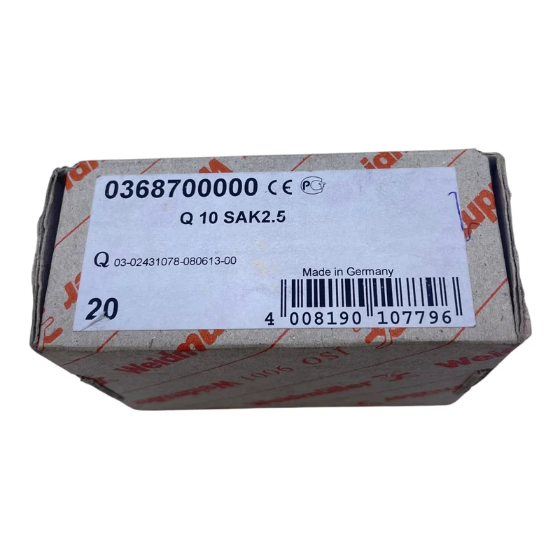 Q 10 SAK2.5 Weidmüller Schraubbrücken 0368700000 VE: 10 stk Für die Industrie