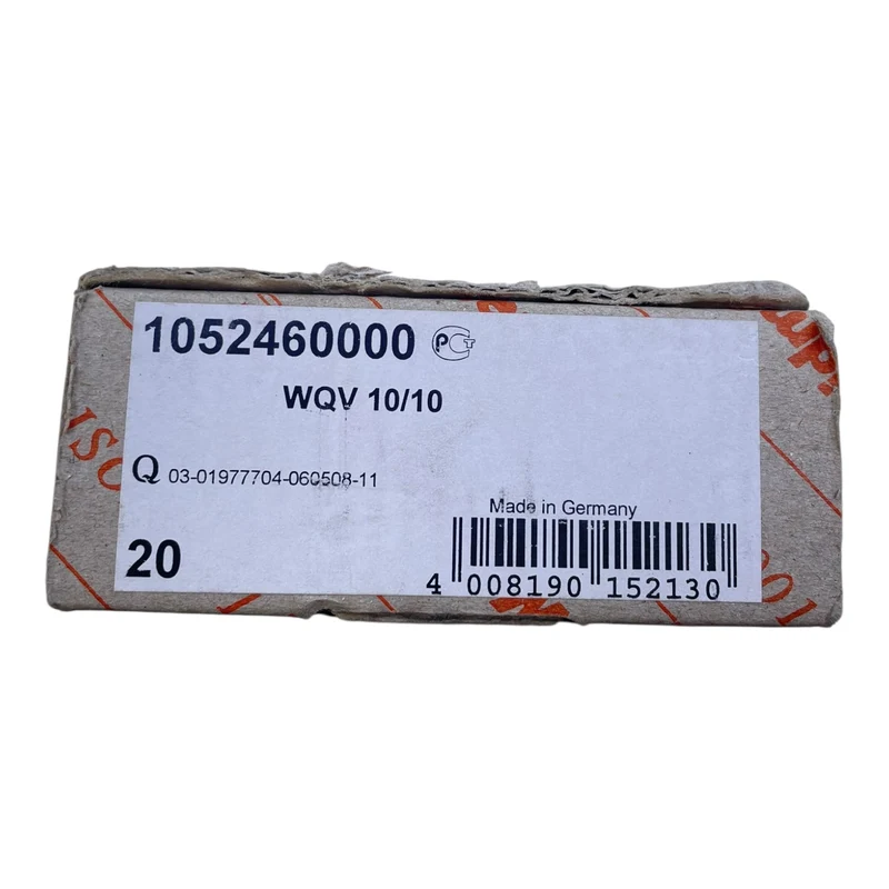 WQV 10/10 Weidmüller Querverbinder 1052460000 VE:16stk Für die Industrie